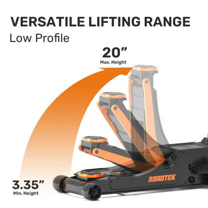 3 Ton Heavy Duty Steel Long Reach Big Wheel Ejack