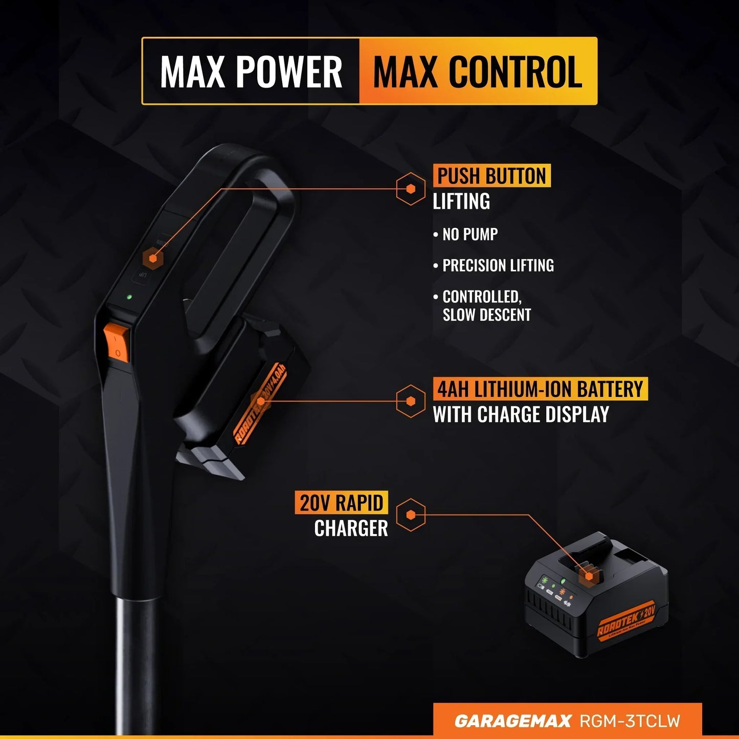 3 Ton Heavy Duty Steel Long Reach Big Wheel Ejack